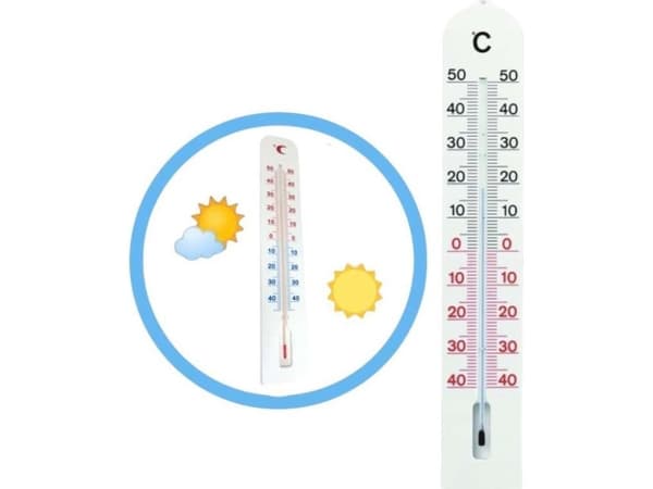 TRITON PLASTTERMOMETER FOR UTENDØRS/INNENDØRS BRUK, 40 cm