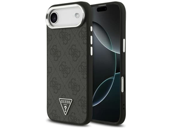 Guess 4G Triangle Logo MagSafe-deksel til iPhone 17 Air - svart