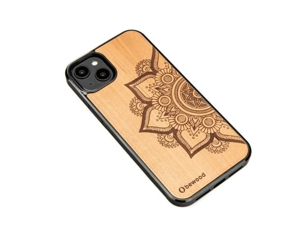 Bewood Mandala Apple Tree iPhone 14 Plus i trä - ljusbrun