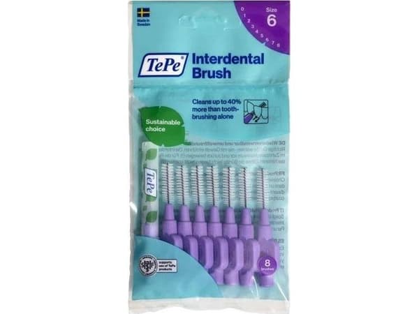 TePe ORIGINAL tannbørstehode 1,1 mm lilla A_8