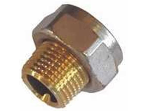 DANFOSS kort nippel för radiatoranslutning 1/2