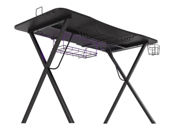 Genesis Holm 300 RGB - Bord - rectangular with contoured corners - svart