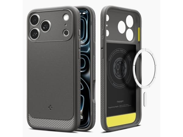 Spigen ACS10330, Suojus, Apple, iPhone 17 Pro, 16 cm (6.3"), Harmaa