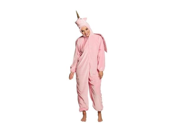 Pink enhjørning kostume