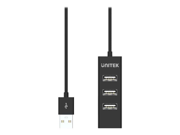 Unitek Y-2140 - Hub - 4 x USB 2.0 - stasjonær