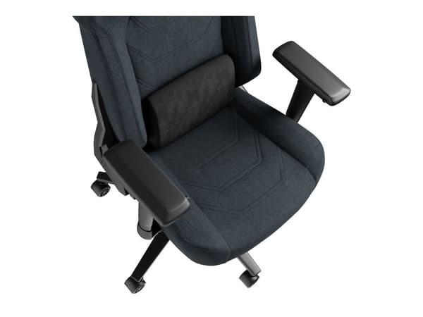 Genesis Nitro 800 - Spelstol - ergonomisk - rektangulär - armstöd - T-formad - lutning - tyg - svart, grå