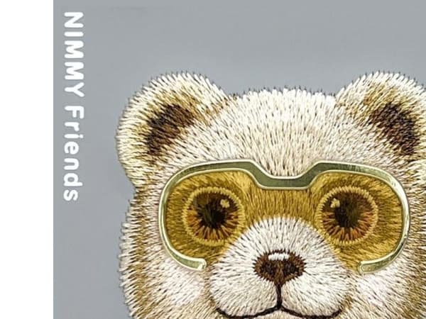 Nimmy Cool&amp;Cute 2.0 Bear Case for iPhone 15 Pro - Gray