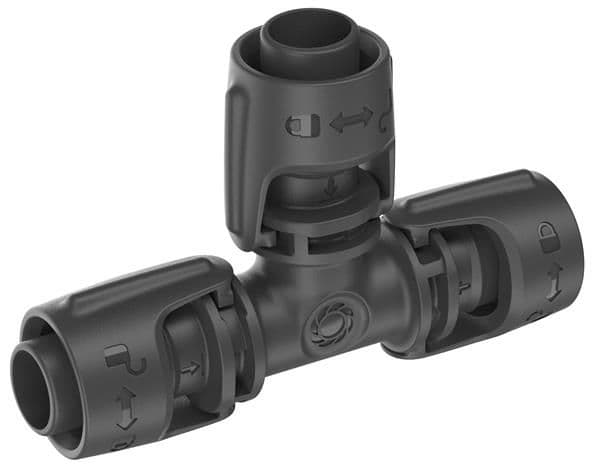 Gardena T-Joint, 1,3 cm, Sort, 1 stykker