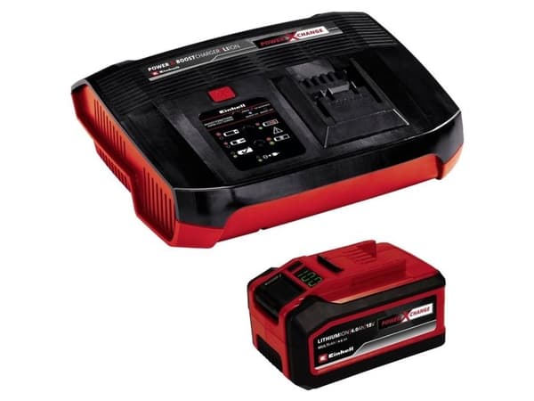 Einhell 4512143, Batterilader, Lithium-Ion (Li-Ion), 6 Ah, 18 V, Einhell, Sort, Rød