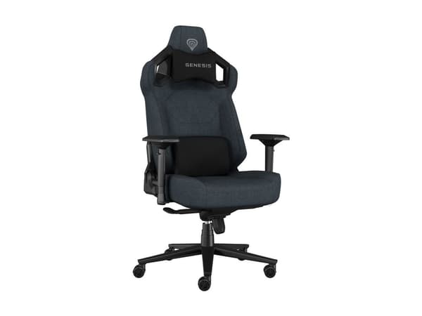 Genesis Nitro 800 - Spelstol - ergonomisk - rektangulär - armstöd - T-formad - lutning - tyg - svart, grå