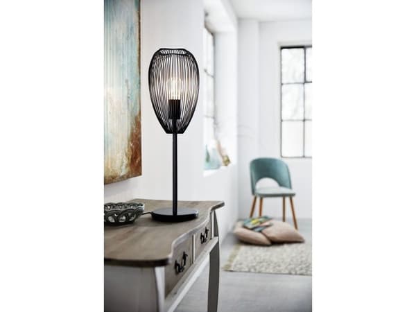 EGLO CLEVEDON bordlampe H 550 sort