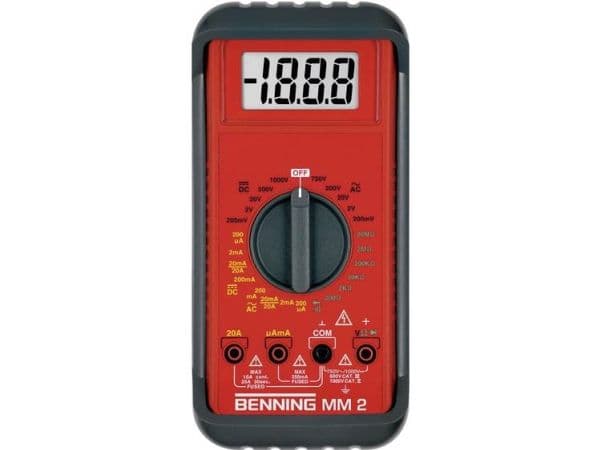 Benning BENNING MM 2 multimeter, digitalt med tilbehør
