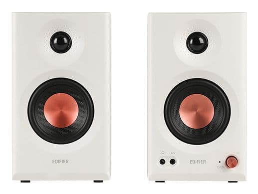 Edifier MR3 - Högtalare - för studiomonitor - trådlös - Bluetooth - Appkontrollerad - 34 Watt (Total) - 2-vägs - vit