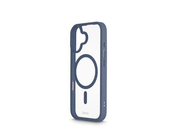 Hama Frame Protect, Mobilskal, Apple, iPhone 17, 16 cm (6.3"), Blå, Transparent