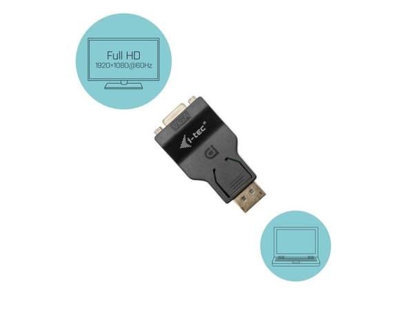 i-Tec - Videoadapteri - DisplayPort til HDMI - 4K-tuki