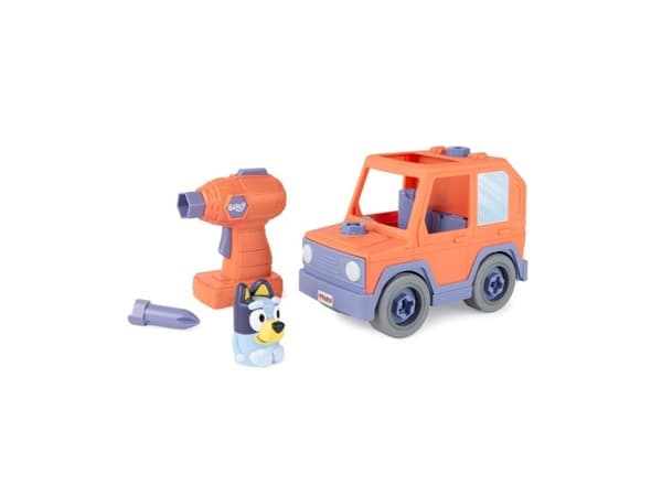 Bluey Build A Buddy motorisert bil & drill