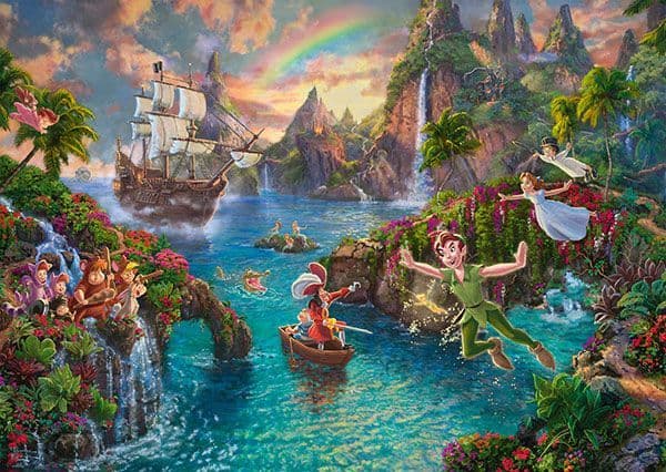 Schmidt Spiele Disney Peter Pan, 1000 styck, Tecknade serier