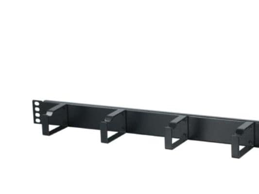 19" kabelpanel 1U, 4 braketter