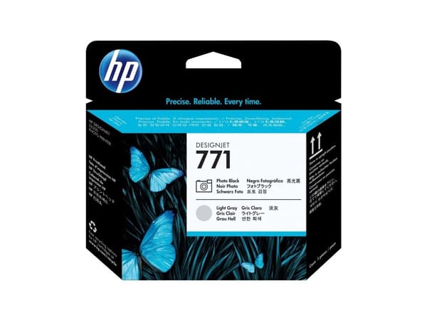 Printhoved HP 771 CE020A, Sort/Grå