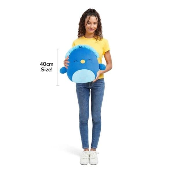 SQUISHMALLOWS 40 CM P24  PRISCILLA PÅFUGL