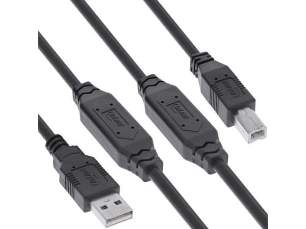 USB-kabel Eaton USB-A til USB-B 12,5 m svart