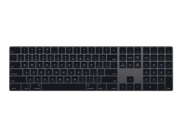 Apple Magic Keyboard with Numeric Keypad - Tangentbord - trådlös - Bluetooth - QWERTY - dansk - rymdgrå