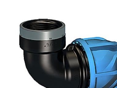 Vinkel m/muf 90gr 40-1 1/4'' PN16