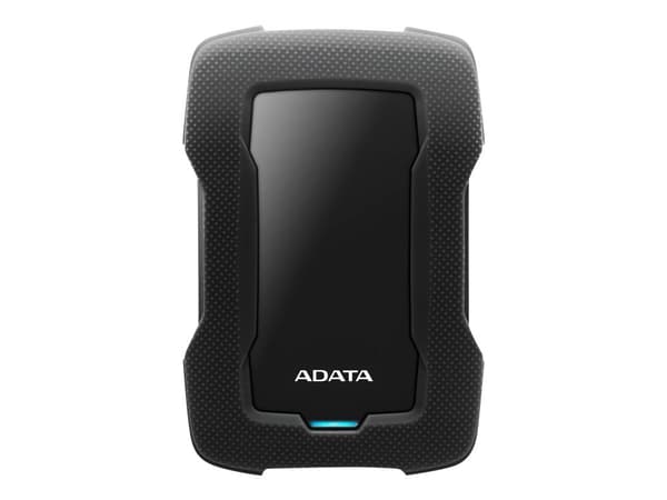 ADATA HD330 - Hårddisk - 4 TB - extern (portabel) - USB 3.1 - 256 bitars AES - svart