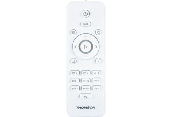 Thomson MIC301IBT, Hemmaljud mikrosystem, Vit, Trä, Front, 10 W, 4 O, 80 dB