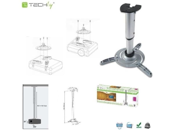 Techly 301566 60 - 102 cm
