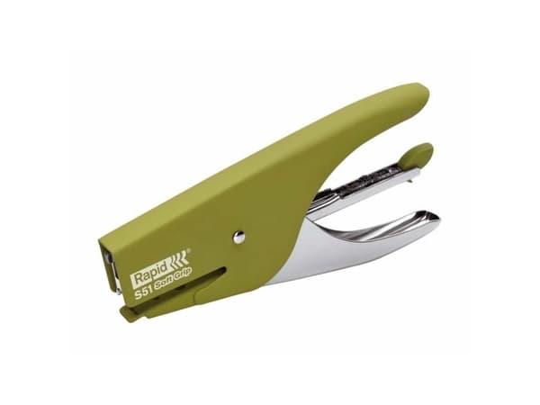 Häfttång Rapid S51 Soft Grip grönt