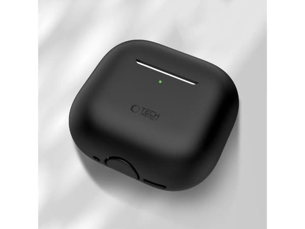 Tech-Protect silikondeksel til Apple AirPods 4 - Svart