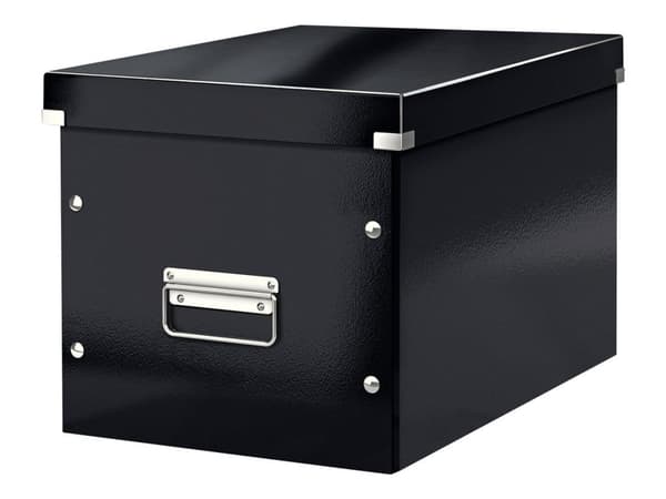 Leitz Click & Store Cube Large - Lagerboks - svart