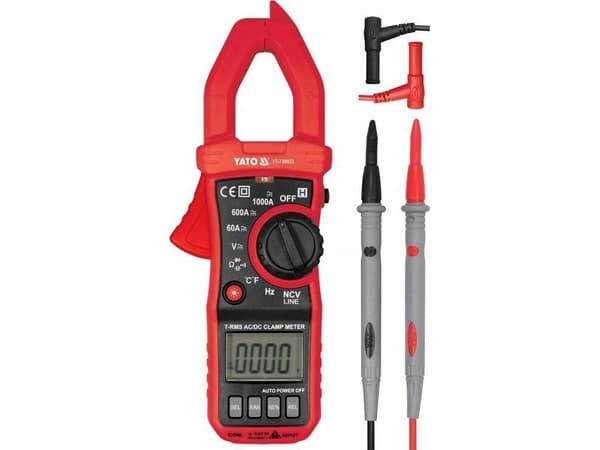 YATO tangamperemeter true RMS AC/DC 10mA-1000A