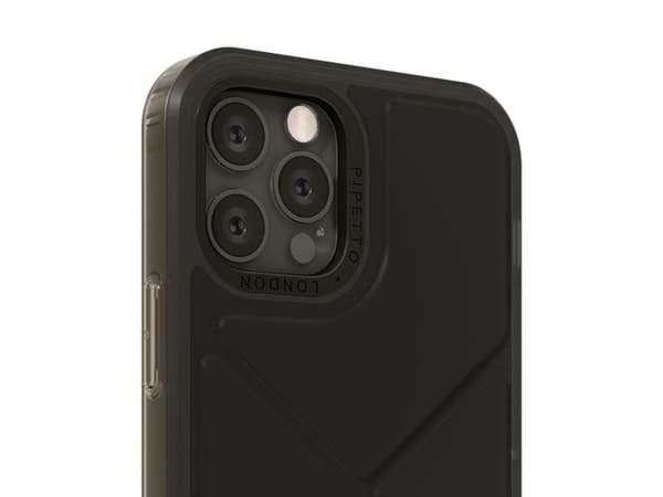 Pipetto Origami Snap-deksel til iPhone 12 Pro Max - Marineblå
