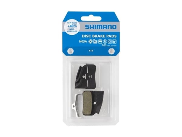 Shimano WP-EBPN03ARFA, Bremsekloss, Sort, Rustfritt stål