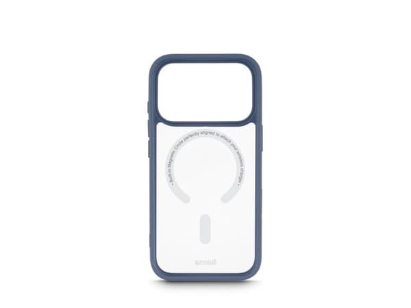 Hama Frame Protect, Mobilskal, Apple, iPhone 17 Pro, 16 cm (6.3"), Transparent, Blå
