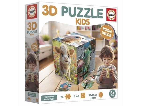 Educa 3D-pussel för barn Baby Animals