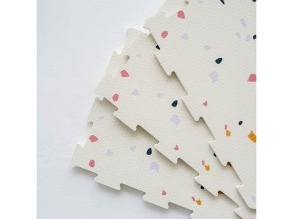 EVA Foam Pusselmatta/Terrazzo/Kräm