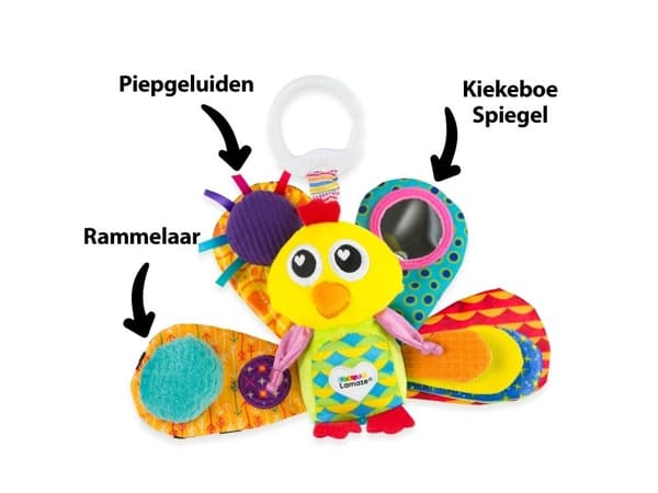Lamaze Jacques påfågel