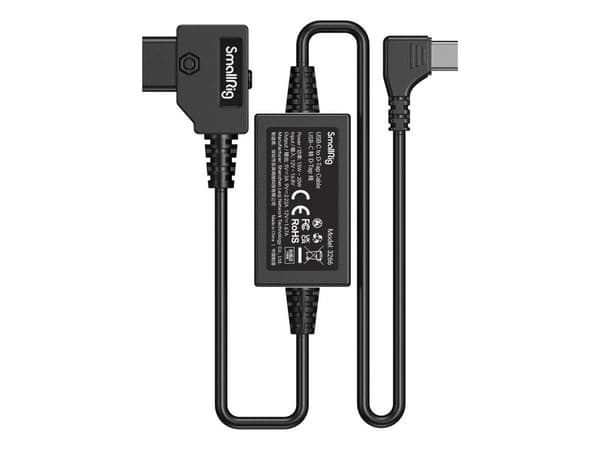 SmallRig 3266, 0,5 m, Sort, USB-C, D-Tap, Hankjønn/hankjønn, 33 mm