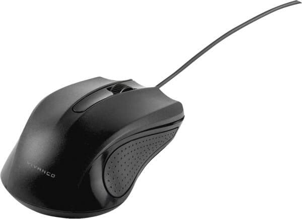 Vivanco VVITMOUSECABK, Molempikätinen, Optinen, USB A-tyyppi, 1000 DPI, musta