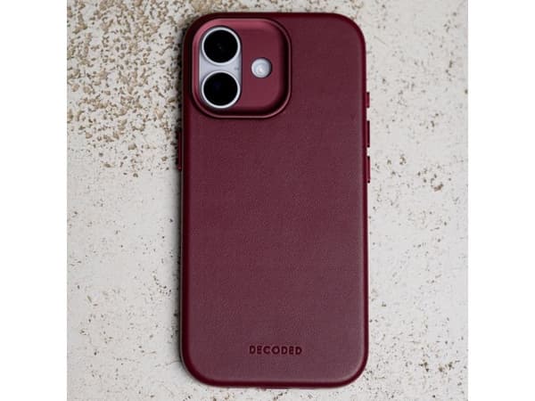 Decoded D26IPO17BC1DY, Cover, Apple, iPhone 17, 16 cm (6.3"), Bourgogne