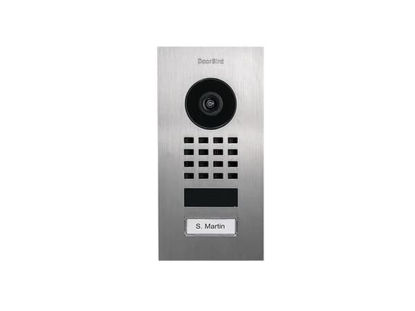 DoorBird D1101V FLUSH-MOUNT, Rustfrit stål, IP65, Rustfrit stål, Knapper, 10,100 Mbit/s, 10/100Base-T(X)