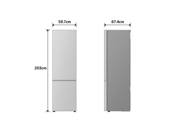 LG GBBSJ20DPY netnet kjøleskap