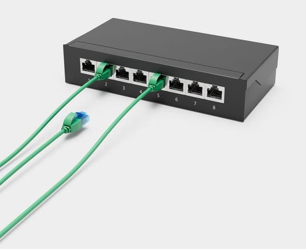 Shiverpeaks BASIC-S slankt patchkabel Cat. 6 U/UTP 5,0 m grön 2xRJ45 BS08-22053