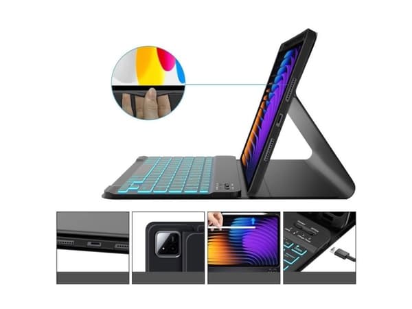 Tech-Protect SC kynä + näppäimistö Xiaomi PAD 7 / 7 PRO musta