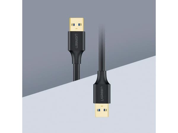 Ugreen - USB-kaapeli - USB Type A (han) til USB Type A (han) - USB 3.0 - 2 m - strenget