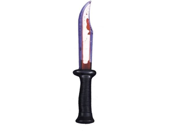 Ghost Face kniv med flydende blod