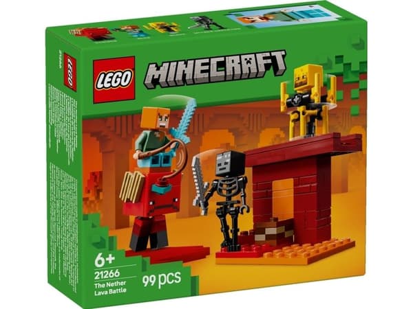 LEGO Minecraft 21266 Underverden-lavakamp